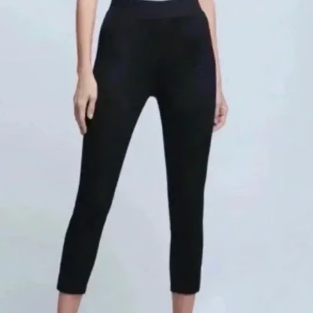L’agence High Rise Pull On Crop Black Taille Haute Size M